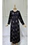 Women's New Season Combed Cotton Collar Patterned Mother's Dress