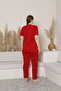 Summer Plus Size Women's Pizzama Suit with Heart - 8