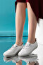 Toulon Genuine Leather White Women's Leather Ballerinas - 5