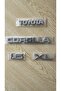 Toyota Corolla 1.6 XL Trunk Lettering Set of 4 - 2