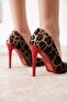 Claire Women's Leopard Patterned Stiletto - 5