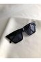 Women's Square Black Glasses - 3