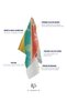 Tropical Starfish Conch Beach Towel – Colorful Summer Pattern - 6