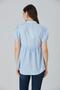 B032-قميص قطني مطرز بأكمام البطيخ - 4