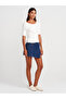 60970 Light Crew Neck Ribbed Buttoned Slim Knitwear Cardigan-Ecru - 4