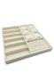 Domestic Production Miami Model Suede Fabric Cream Color 38cm /34 cm Mix Jewelry Display Drawer Stand - 3