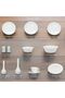 50 Piece Opal ware Dinnerware Set Microwave and Dishwasher safe - 2