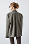 Houndstooth Oversize Jacket - 5