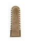 Domestic Production Riyadh Model Suede Fabric Milk Coffee Color 31/11 cm Foot Necklace-Ankle Display Stand - 3