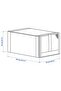 SKUBB Shoe box, white, 22 x 34 x 16 cm - 6