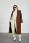Washed Basic Trousers Beige