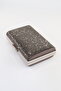 Stone-Embellished Platinum Evening Dress Bag. Evening Dress Bag Platinum. Platinum Evening Dress Bag. Platinum Stone Evening Bag. - 8