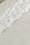 Carmello Embroidered 100% Cotton Double Duvet Cover Set White - 4