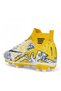 Laliga Yellow-Navy Blue Sock Cleats Grass and Astroturf Football Shoes - 3
