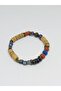 Ethnic Design Handmade Elastic Natural Stone Bracelet No:23 - 2