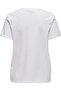 Onllotta S/S Tee Cs Jrs Women's White T-Shirt - 15339251 - 2