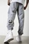 Smile Printed New Trend Rubber Leg Side Pocket Sweatpants
