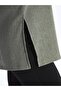 Crew Neck Plain Long Sleeve Women's Tunic - 4