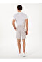 Beige Regular Fit Cotton Blend Lace-Up Waist Bermuda Shorts 50305669-Vr011 - 4