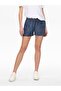 ONLPEMA LIFE Lyocell DNM Women's Navy Blue Denim Shorts -15226321 - 2