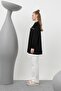 Women's Double-Sided Decorative Zipper Detail Tunic - 10620Tun - Black - 5