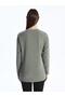 Crew Neck Plain Long Sleeve Women's Tunic - 5