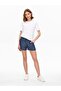 ONLPEMA LIFE Lyocell DNM Women's Navy Blue Denim Shorts -15226321 - 3
