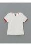 Lcw Kids White Crew Neck Girls T-Shirt and Overalls 2-Piece - 8