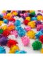 Glittery Colored Pom Poms 1 cm 1000 Pieces Diy, Event, Craft Supplies. - 2