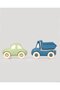 Truck and Car - Green-Turquoise Mini Vehicles - 4