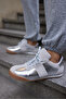 April Women's Silver Lace Sneaker - 8