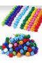 Glittery Colored Pom Poms 1 cm 1000 Pieces Diy, Event, Craft Supplies. - 7