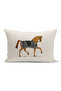 Classic Horse Series Double Sided Digital Printed Set of 3 Throw Pillow Covers (Horse) - 4