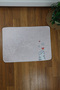 Cat Dog Feeding Food and Water Mat with Pet Figure Easy to Clean Absorbent Mat 50*70 cm - 2