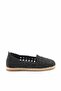 Black Knitted Women's Espadrille K01874052316