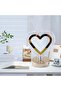 Touch-activated, 3-level lighting and charging heart-shaped light decor stand, 16 x 19 cm - 5