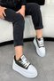 Frm 017 High Sole Lace-Up Linen Sports Shoes - 3