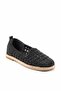 Black Knitted Women's Espadrille K01874052316 - 3