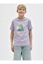 Jack Jones Jjbarbados Tee Ss Crew Neck Jnr Kids Purple Tshirt