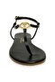 Tk-8021 Black Women's Sandals with Buckle - 3