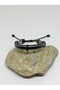 Modern Design Adjustable Leather Bracelet No 2 with Steel Wire Detail