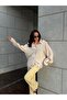 Women's Stone Modal Fabric Pearl Detailed Oversize Shirt 29095 - 2