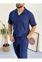 Men's Lycra Twill Ottoman Fabric Polo Neck Tshirt - 2