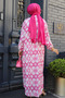 Pink Patterned Hijab Tunic - 10329P - 4