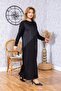 Women Middle Age Leopard Pattern High Quality Mother Combed Dress 30225-Leopard - 2