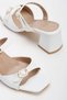 Women's Thick Heeled Buckle Very Stylish Slippers - 5