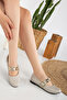 Comfortable Sole Women's Daily Ballerina Buckle Adjustable Lightweight Comfortable Shoes - 2