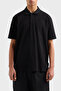 Embossed Logo Printed 100% Cotton Regular Fit Buttoned Polo Neck t Shirt Men's Polo