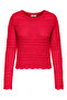 Jdysun Lay L/S Boatneck Pullov. Knt Noos