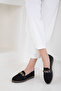 Black Women's Loafer Shoes 20475 - 5